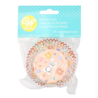 slide 1 of 1, Wilton Standard Easter Bunny Cupcake Liners, 75 ct