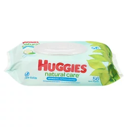 Huggies Natural Care Wipes For Baby Refreshing Clean Scent Flip Top