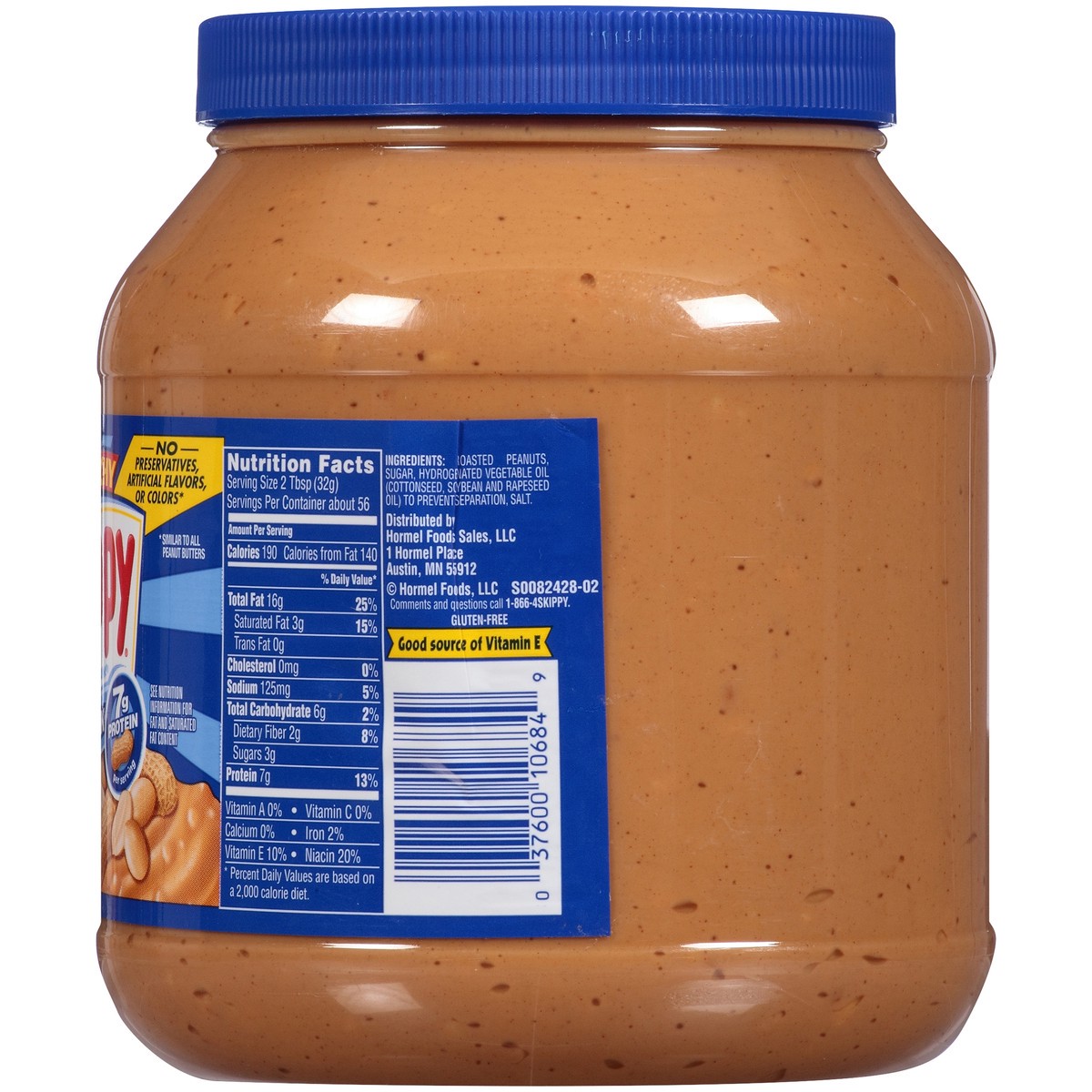 slide 3 of 12, Skippy Super Chunk Extra Crunchy Peanut Butter 64 oz. Jar, 64 oz