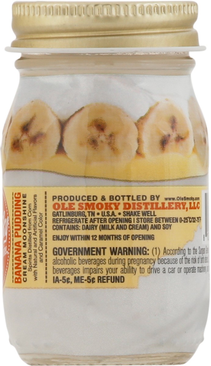 slide 3 of 9, Ole Smoky Banana Pudding Cream Tennessee Moonshine 50 ml, 50 ml