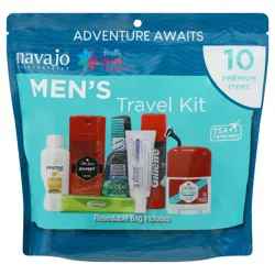 Handy Solutions Men's Toiletry Travel Kit With Resealable Bag