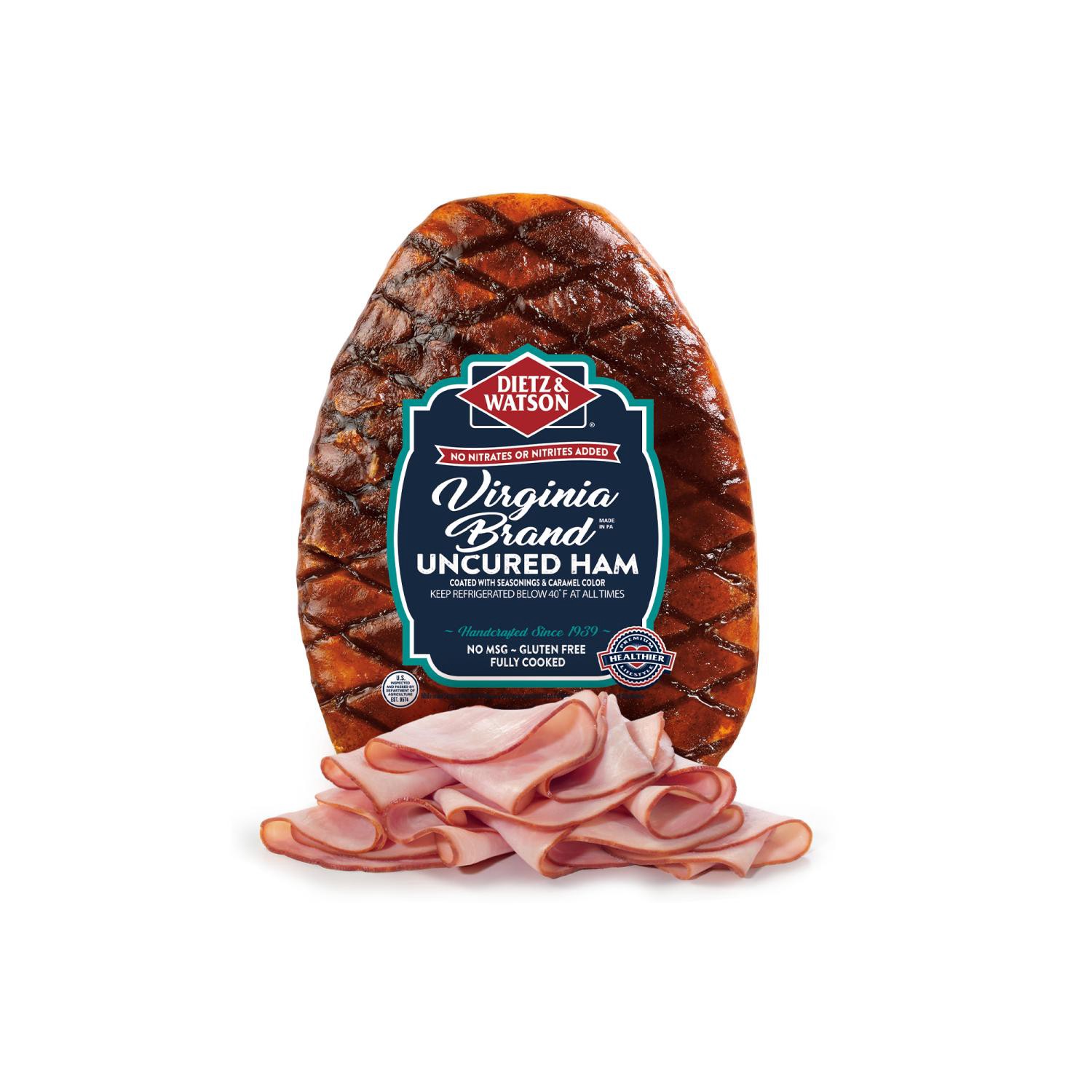 slide 1 of 5, Dietz & Watson Virginia Brand Ham, per lb