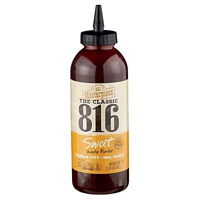 slide 1 of 1, KC Masterpiece the Classic 816 Sweet Maple BBQ Sauce, 20 oz