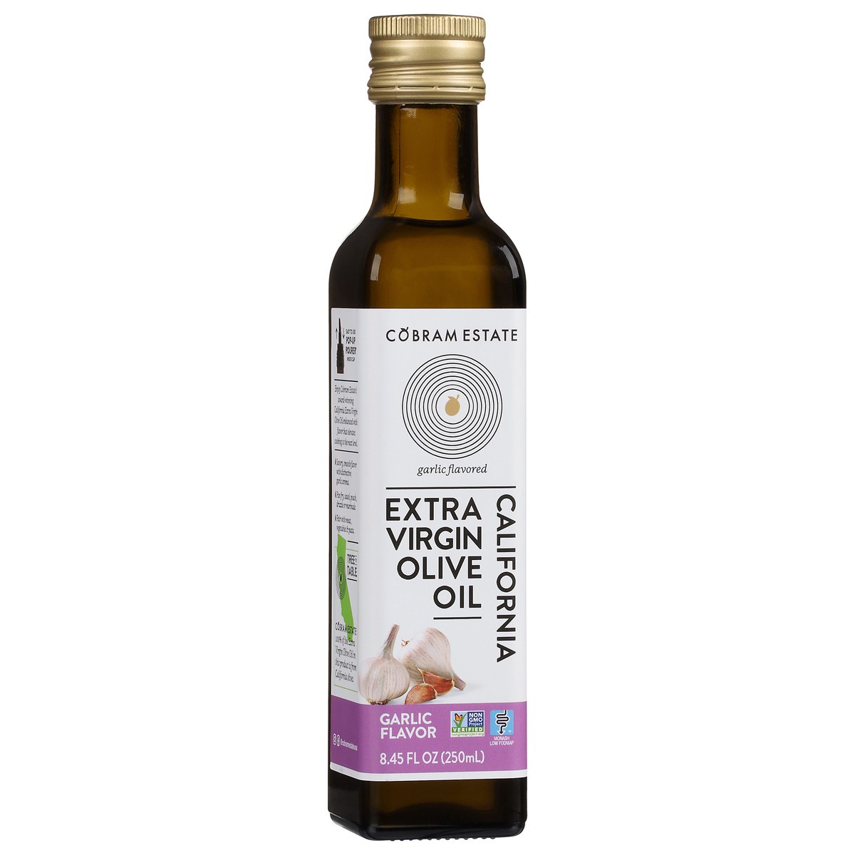 slide 3 of 4, Cobram Estate California Extra Virgin Garlic Flavored Olive Oil 8.45 fl oz, 8.45 fl oz