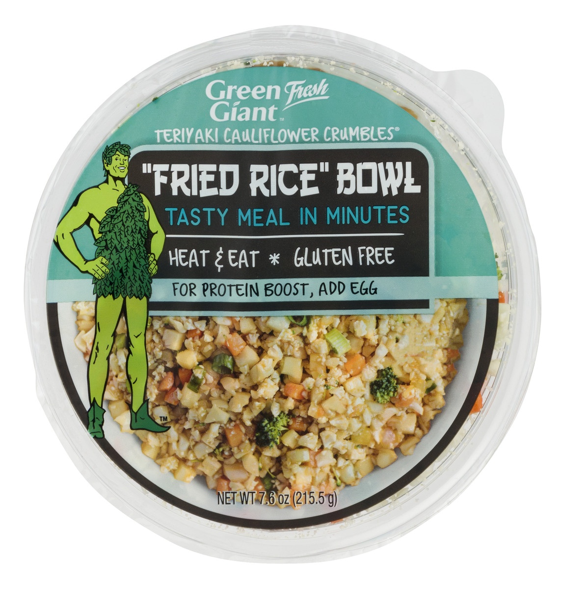 slide 1 of 1, Growers Express Cauliflower Crumbles Chopped Vegetable Fried Rice Blend, 7.5 oz