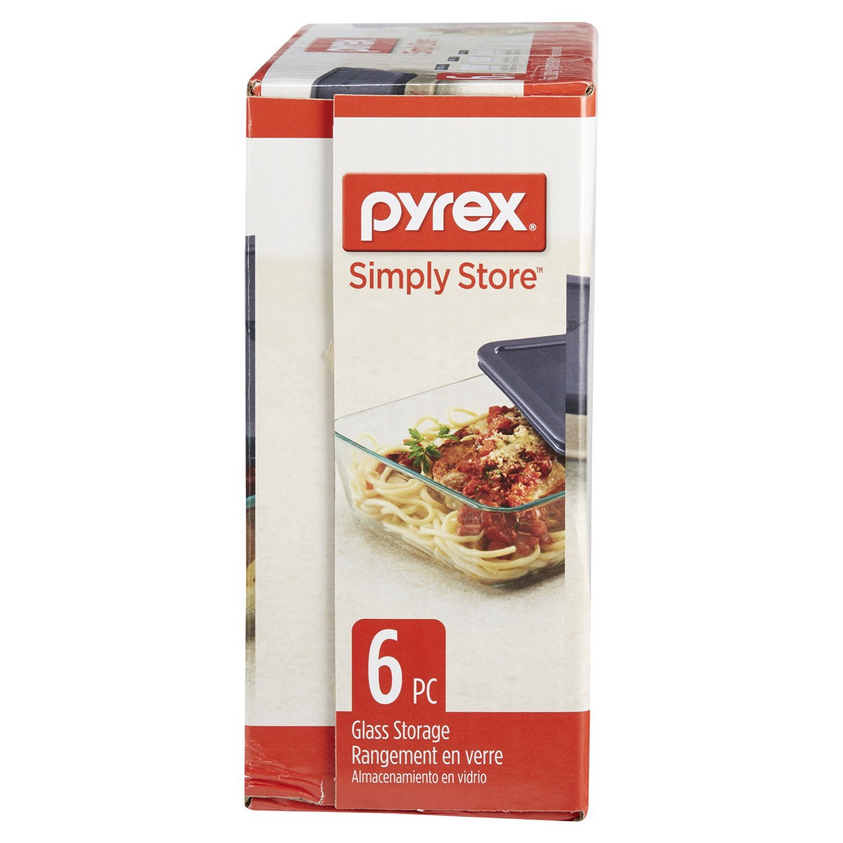 slide 5 of 29, Pyrex Simply Store Rectangular Set, 6 ct