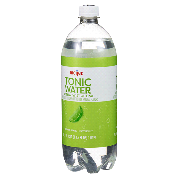 slide 8 of 29, Meijer Twist of Lime Tonic Water - 1 liter, 1 liter