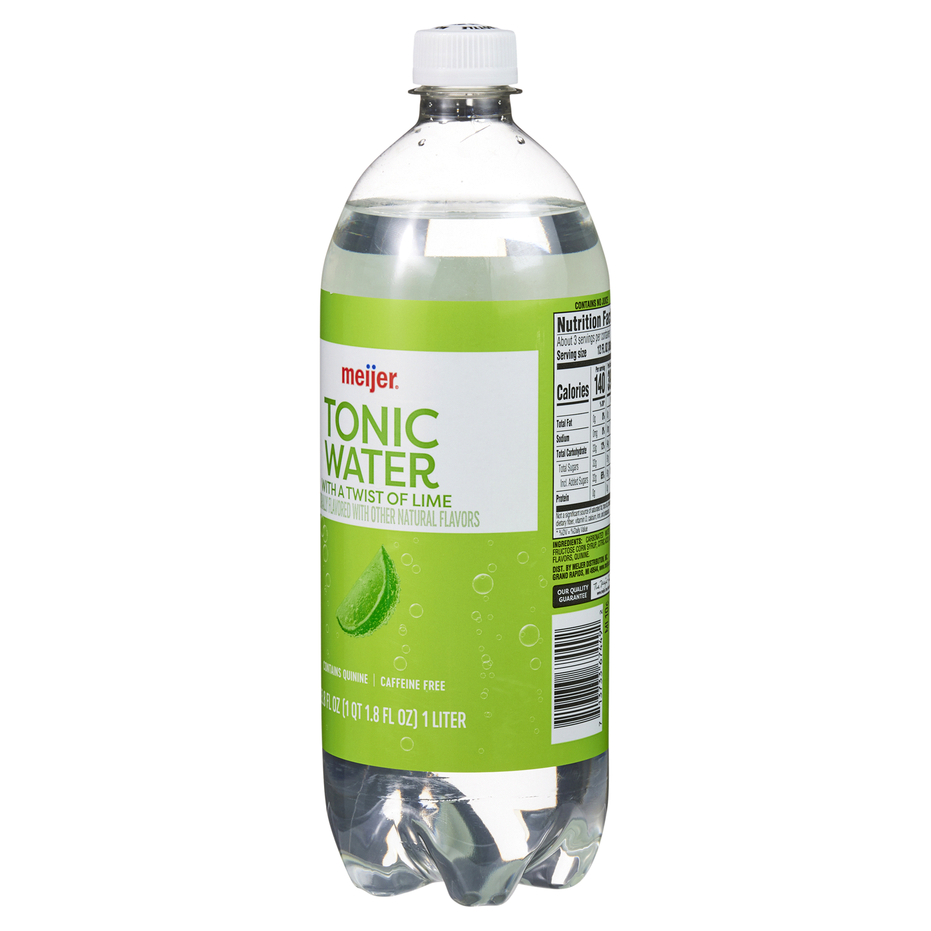 slide 25 of 29, Meijer Twist of Lime Tonic Water - 1 liter, 1 liter