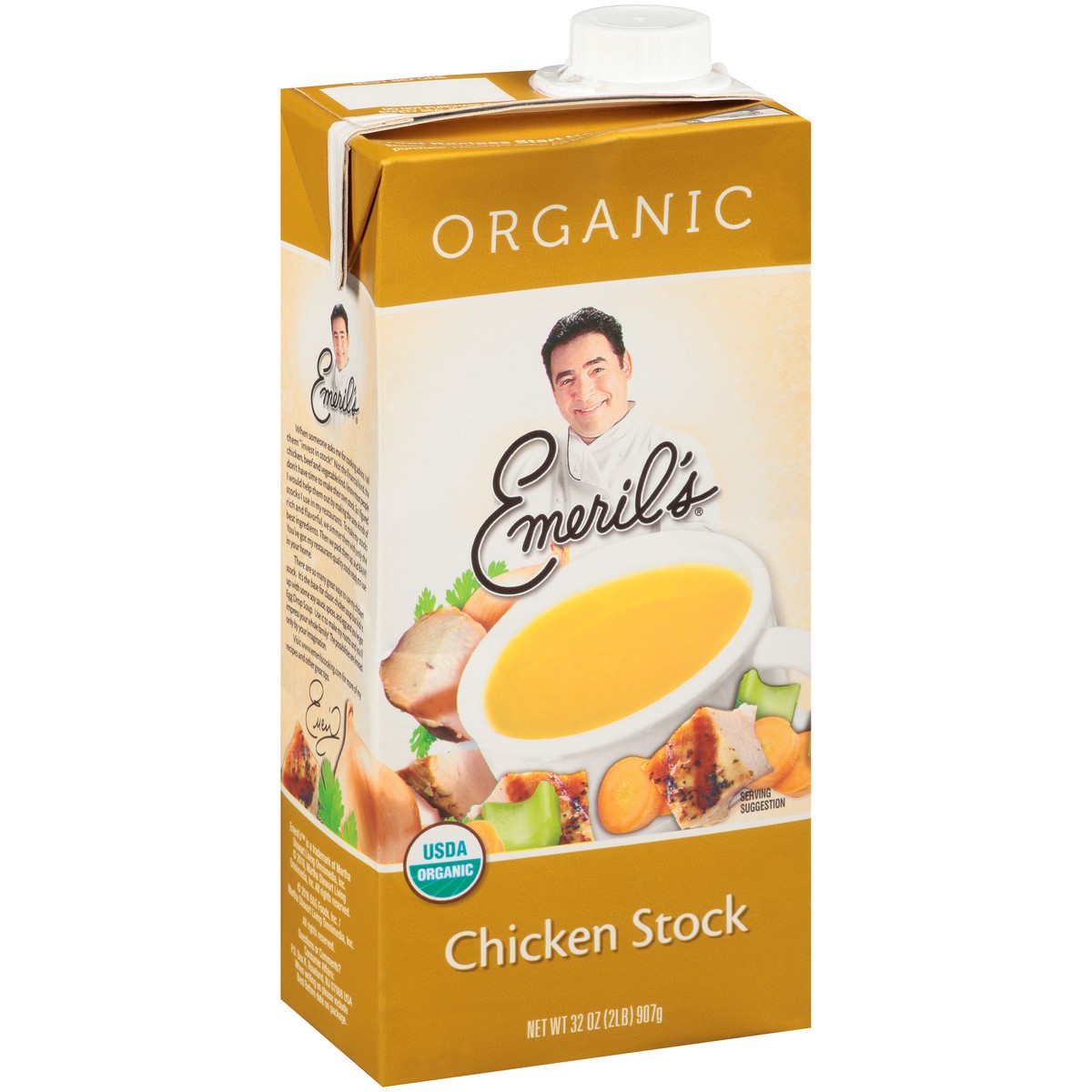 slide 2 of 9, Emeril's Organic Chicken Stock, 32 oz