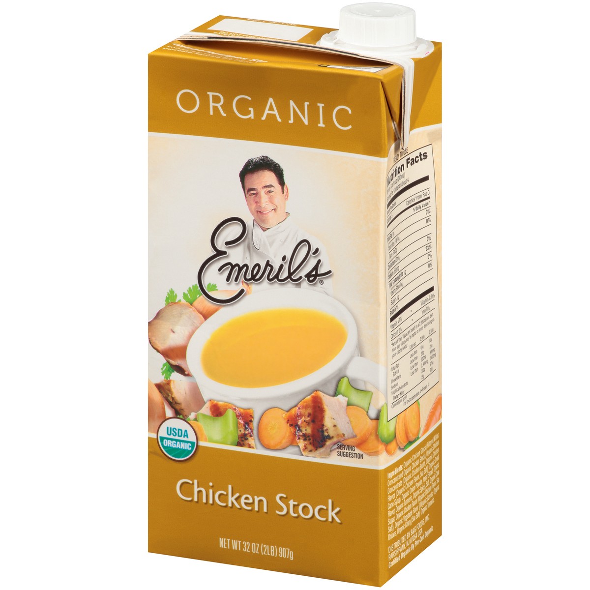 slide 3 of 9, Emeril's Organic Chicken Stock, 32 oz