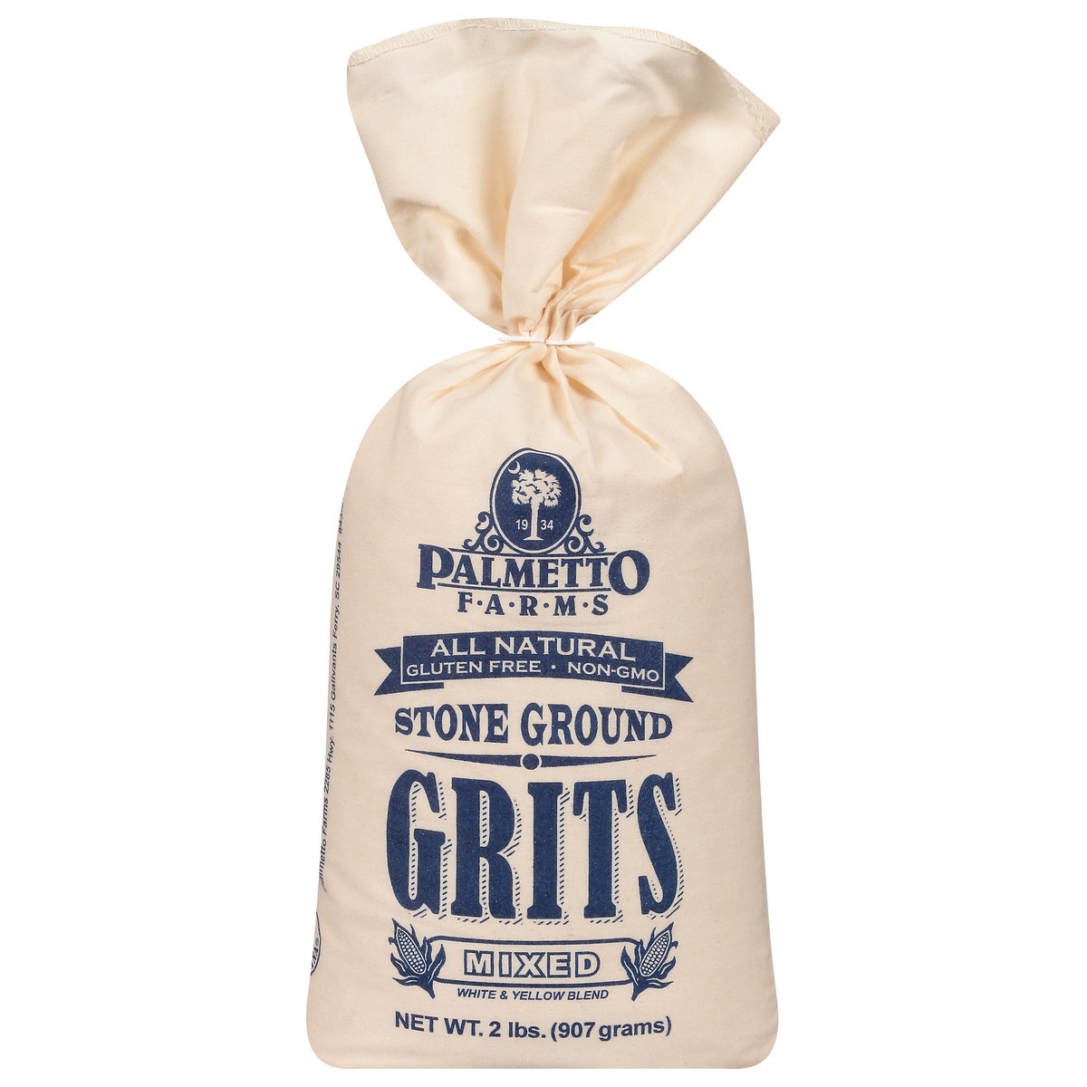 slide 4 of 4, Palmetto Farms Grits, Stone Ground, Mixed, 2 lb