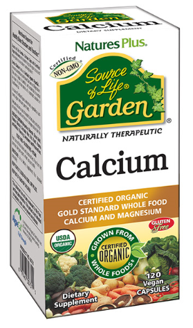 slide 1 of 1, Nature's Plus Source Of Life Garden Calcium, 120 Veg Capsles, 1000 mg