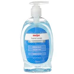 Meijer Antibacterial Hand Soap, Spring Rain, 11.25 Oz