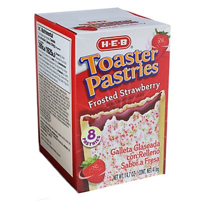 H-E-B Frosted Strawberry Toaster Pastries 8 Ct | Shipt