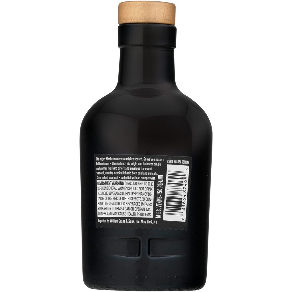 slide 2 of 2, Batch & Bottle Glenfiddich Scotch Whisky Manhattan Ready To Drink Cocktail 375ml, 375 ml