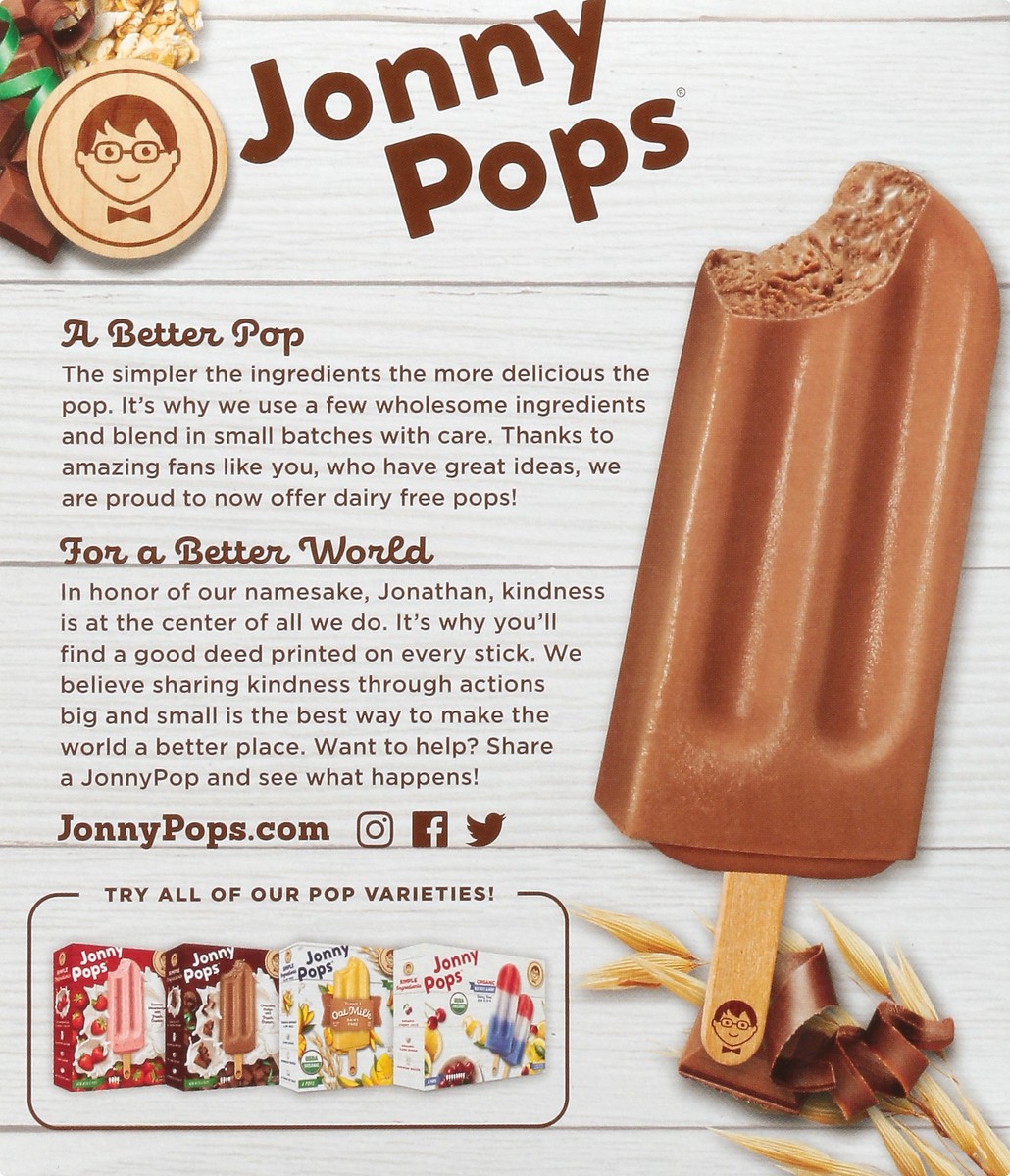 slide 4 of 13, Jonny Pops Dairy Free Chocolate Fudge & Oatmilk Pops 4 ea, 1 ct