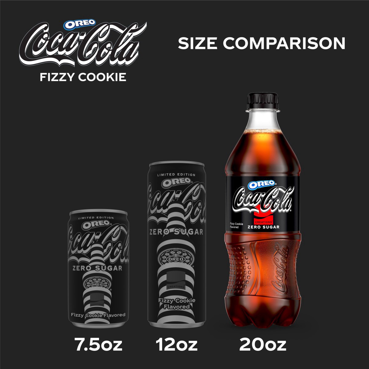 slide 15 of 17, Coca-Cola Zero Sugar Oreo LE Bottle, 20 fl oz, 20 fl oz