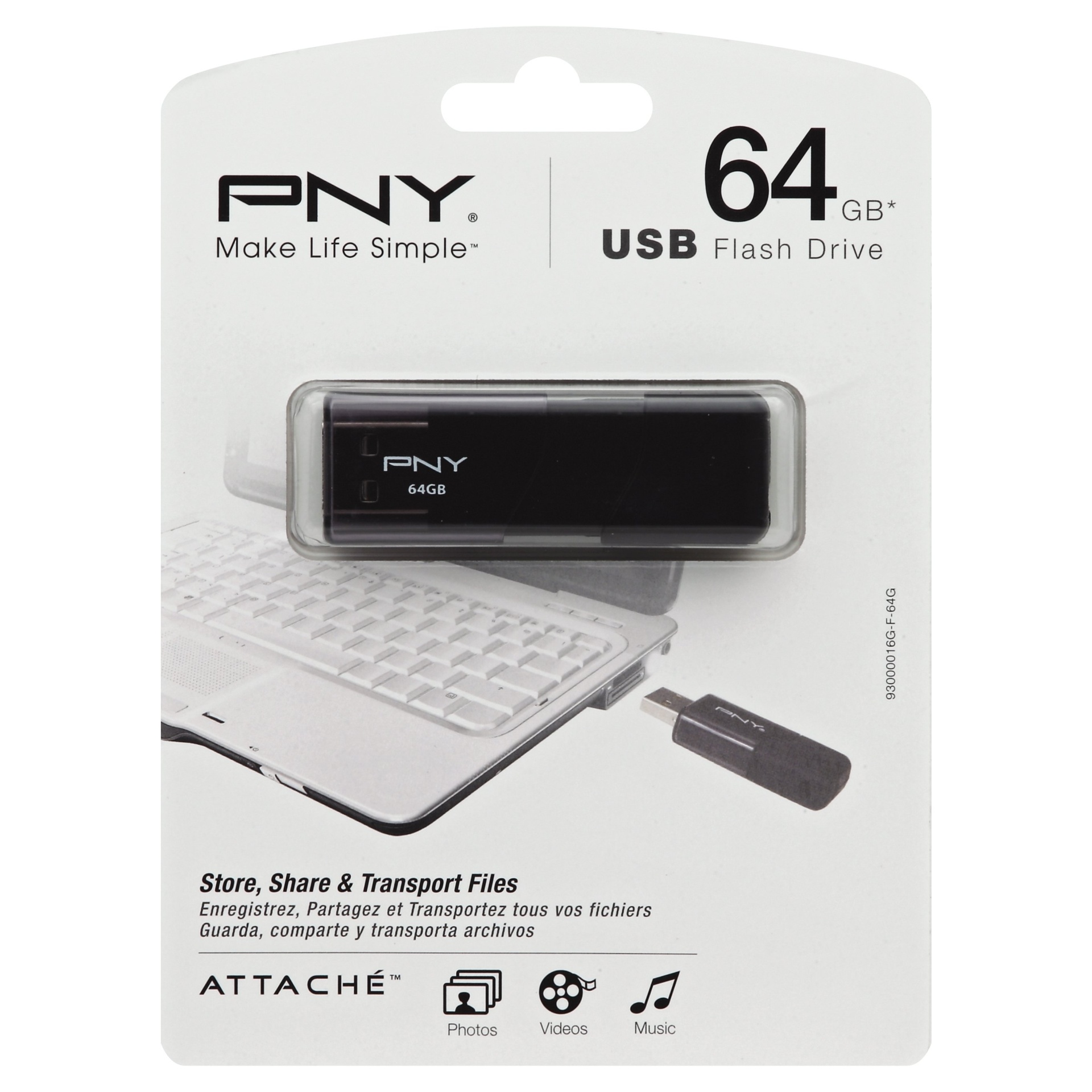 slide 1 of 1, PNY USB Flash Drive 1 ea, 1 ea