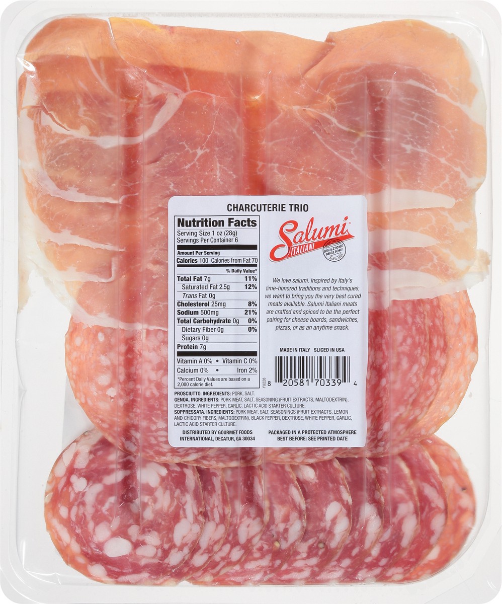 slide 4 of 13, Italiani Charcuterie Trio, 6 oz