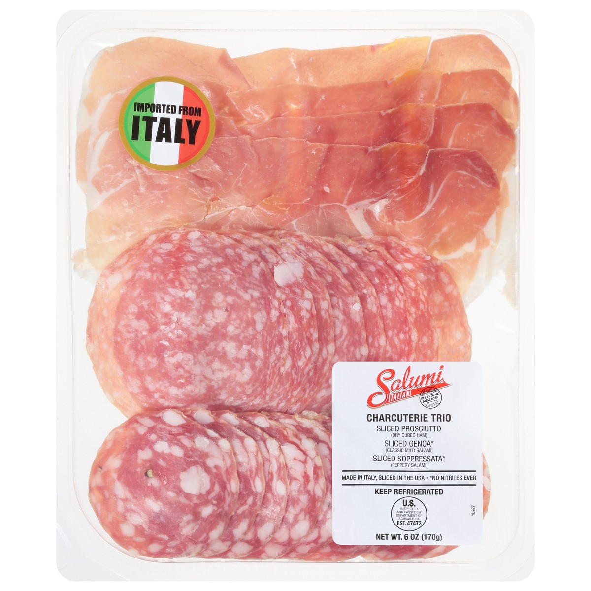 slide 1 of 13, Italiani Charcuterie Trio, 6 oz