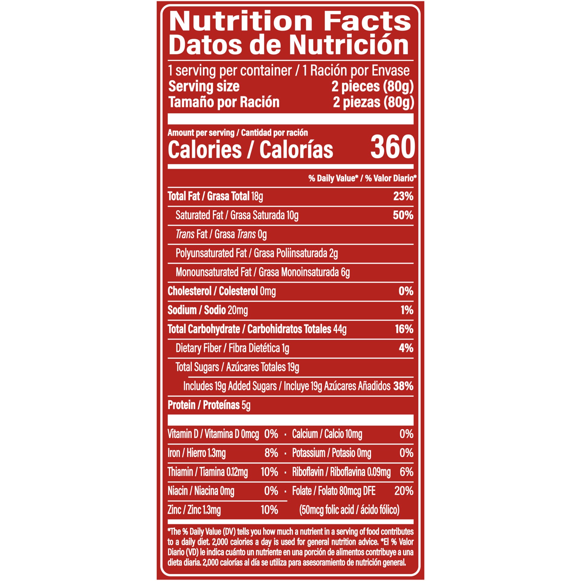 slide 8 of 8, Bimbo Julitas Milk Caramel (Twin Pack) Filled Pastries, 2 count, 2.82 oz, 2 ct