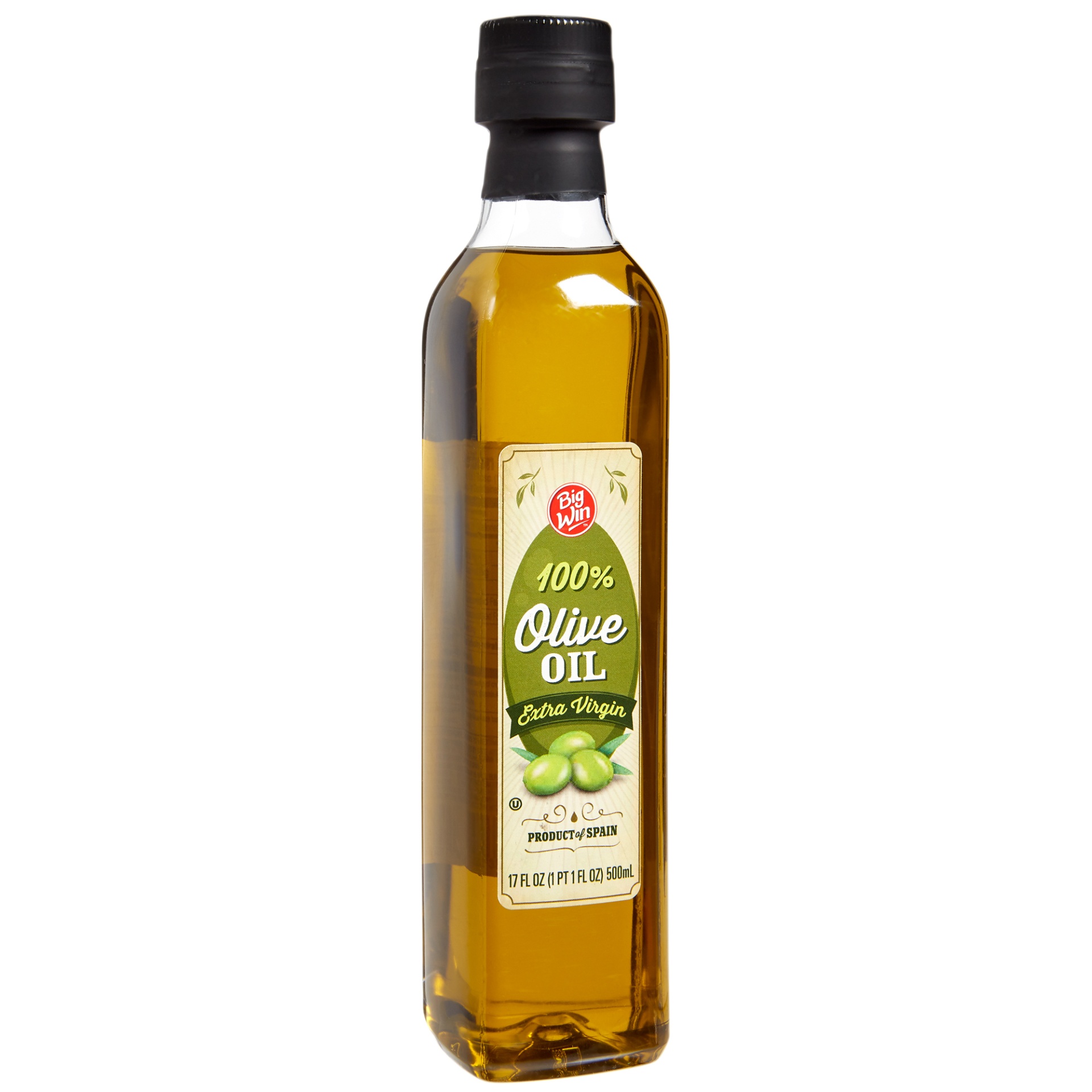 slide 3 of 3, Big Win 100% Olive Oil, Extra Virgin, 17 fl oz