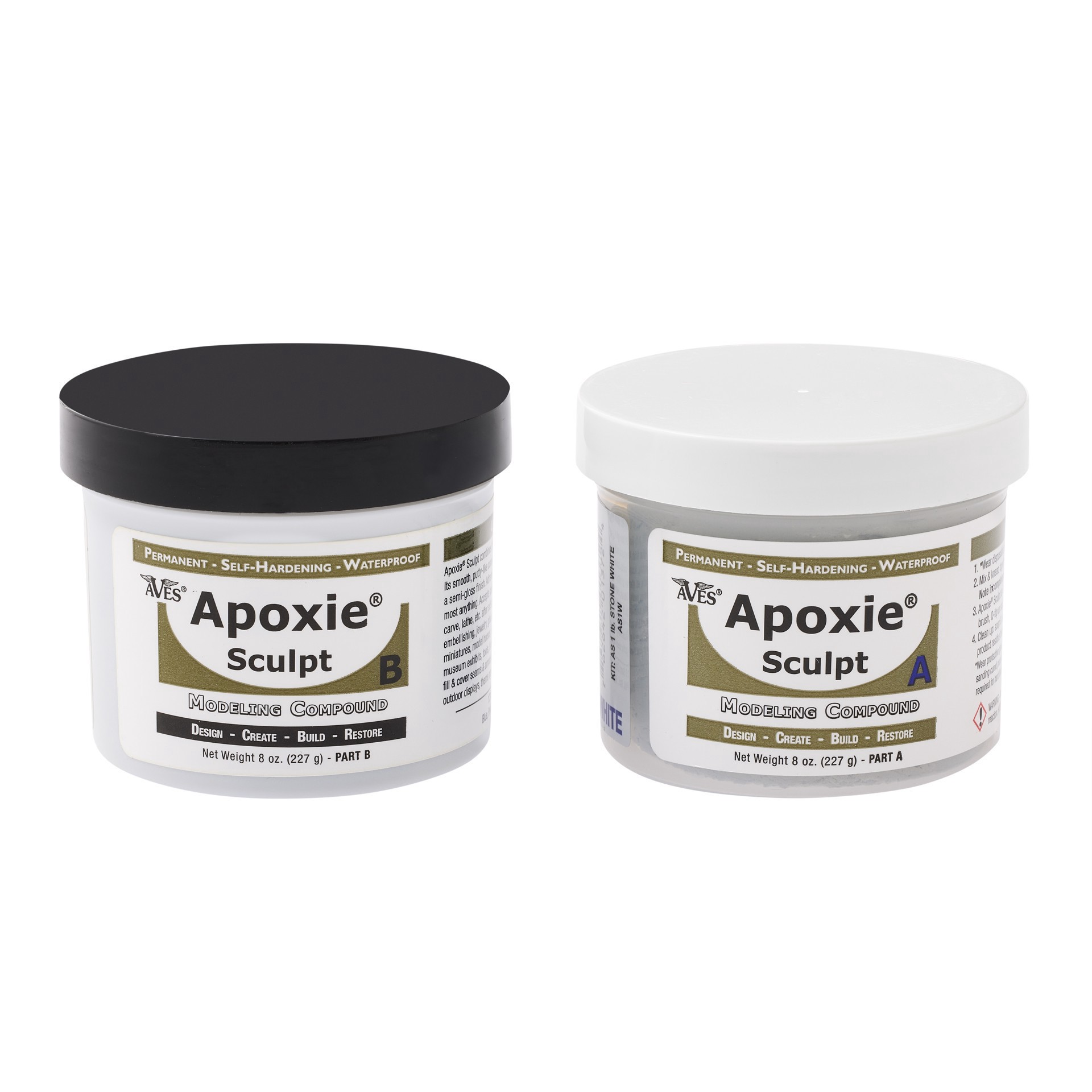 slide 7 of 7, Aves Apoxie Sculpt Stained Glass Modeling Compound Kit, 1 lb