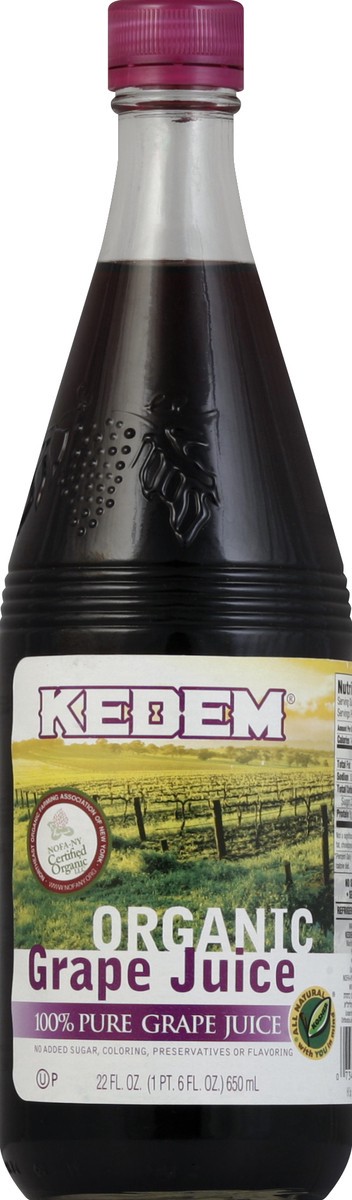 slide 4 of 5, Kedem Organic Grape Juice - 22 fl oz, 22 fl oz