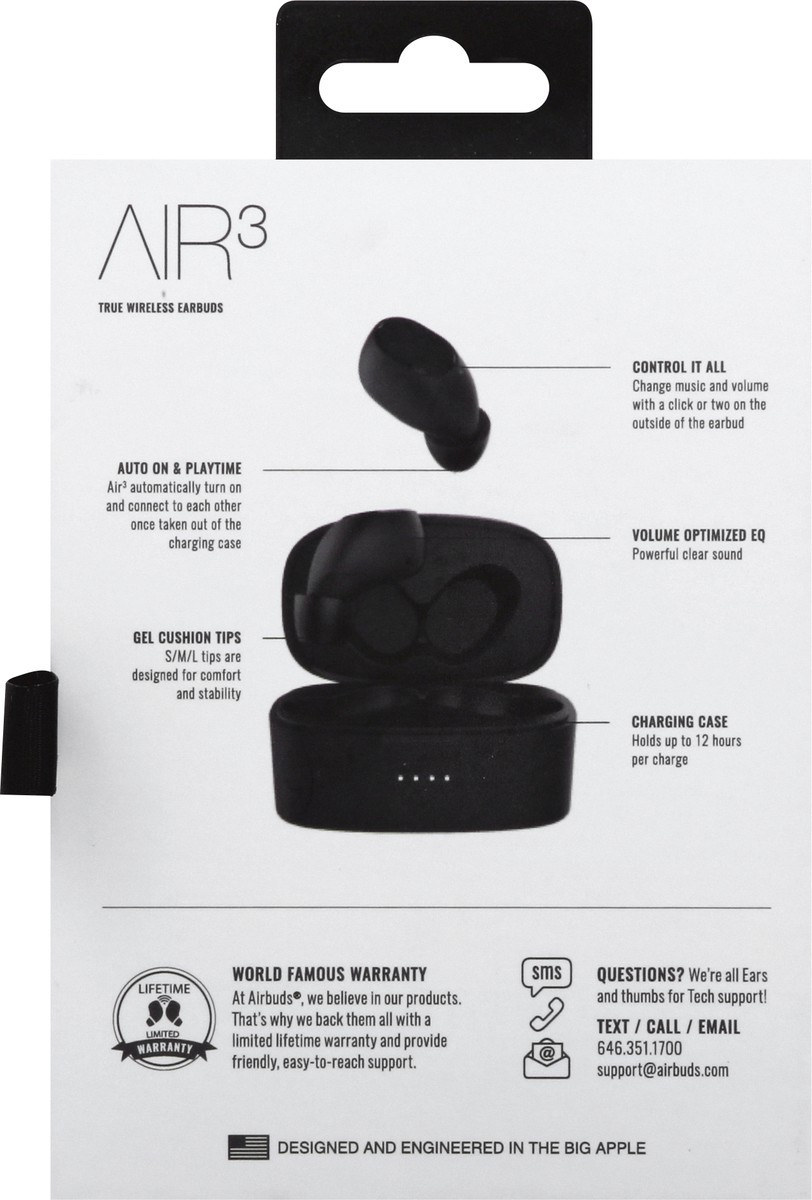 slide 7 of 11, air airbuds True Wireless air 3 Earbuds 1 ea, 1 ct