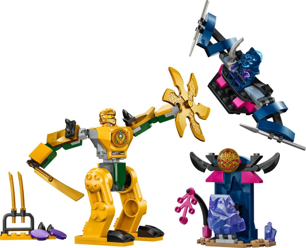 slide 4 of 6, 71804 Lego Ninjago Dragon's Rising Arin's Battle Mech, 104 ct