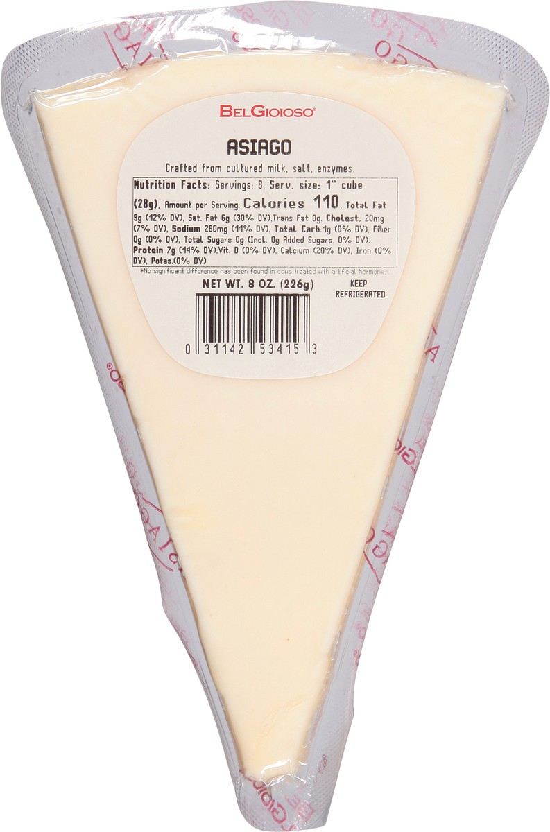 slide 12 of 13, BelGioioso Asiago Cheese 8 oz, 8 oz