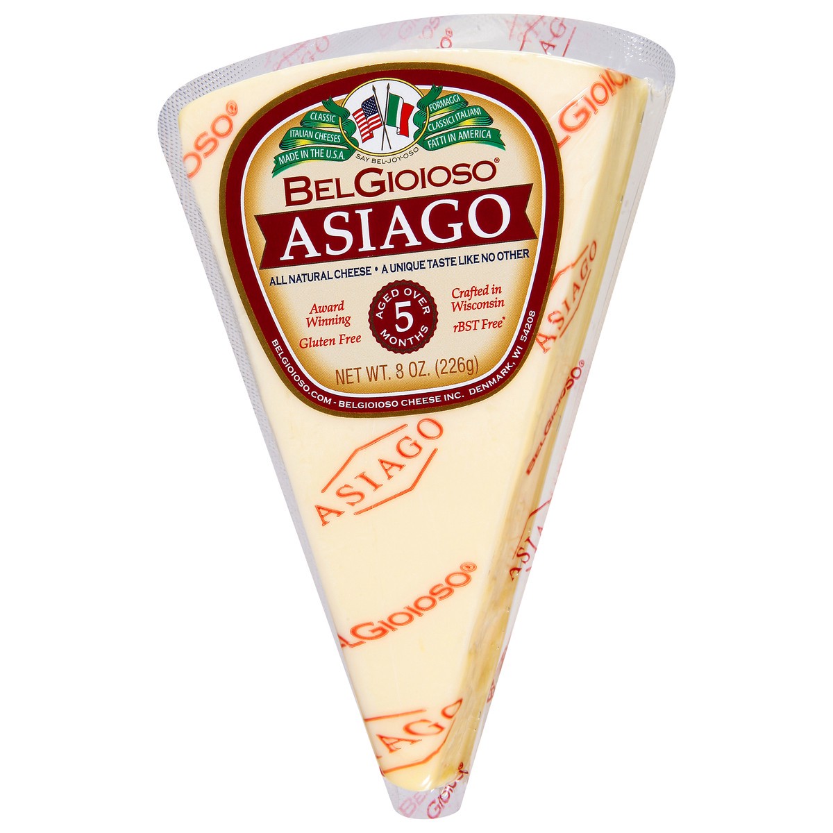 slide 13 of 13, BelGioioso Asiago Cheese 8 oz, 8 oz