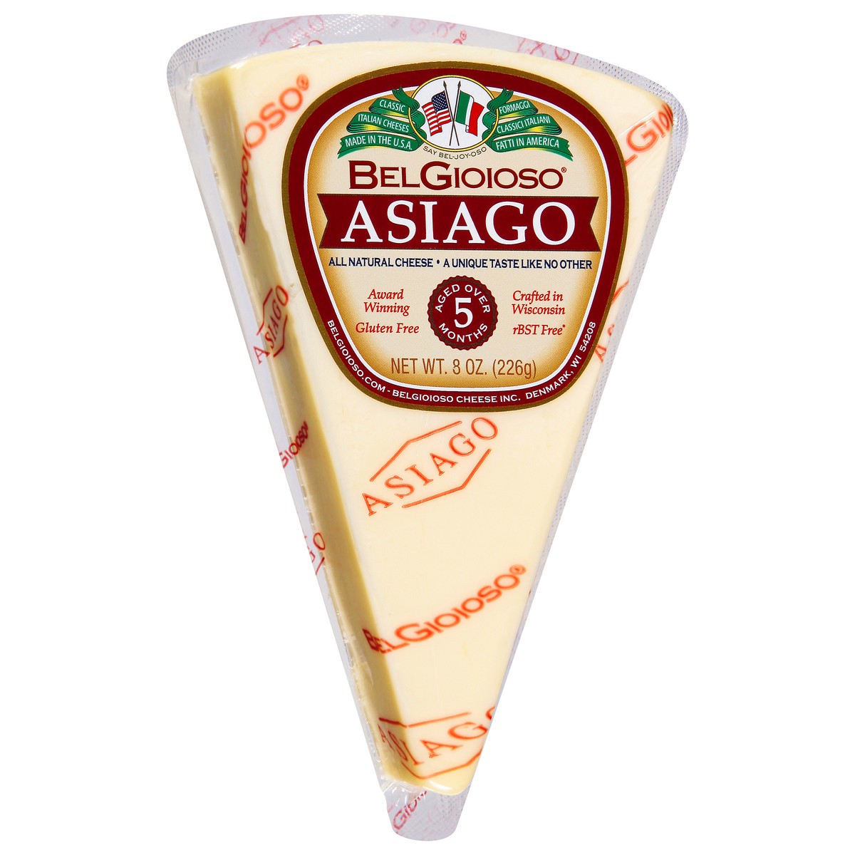slide 11 of 13, BelGioioso Asiago Cheese 8 oz, 8 oz