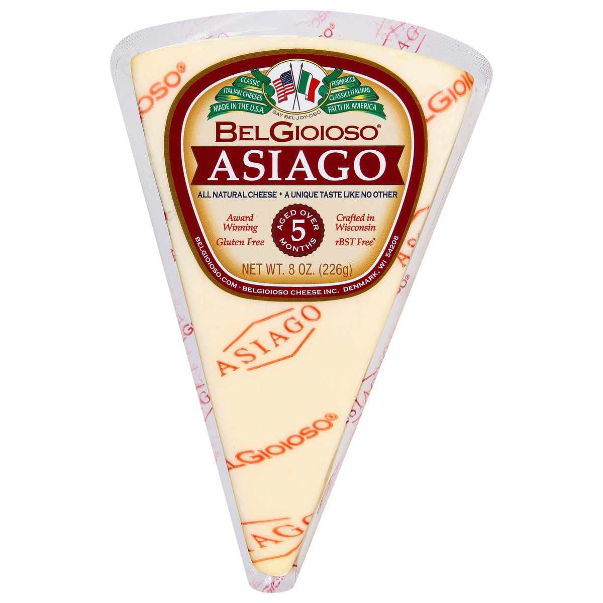 slide 1 of 13, BelGioioso Asiago Cheese 8 oz, 8 oz