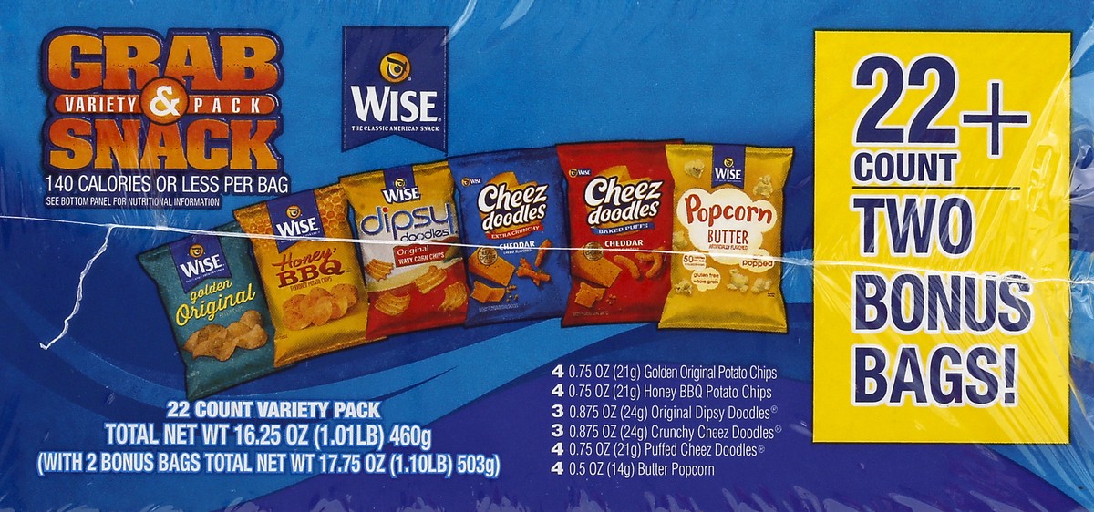 slide 3 of 4, Wise Grab & Snack 24 ea, 24 ct