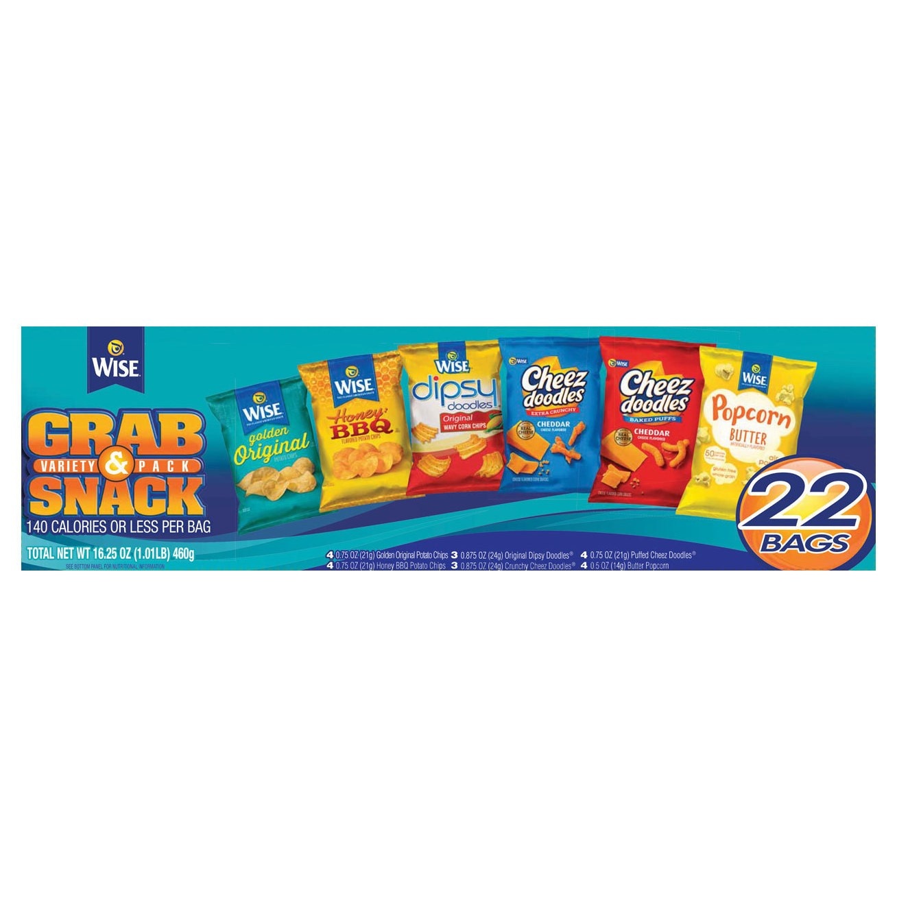 slide 1 of 4, Wise Grab & Snack 24 ea, 24 ct