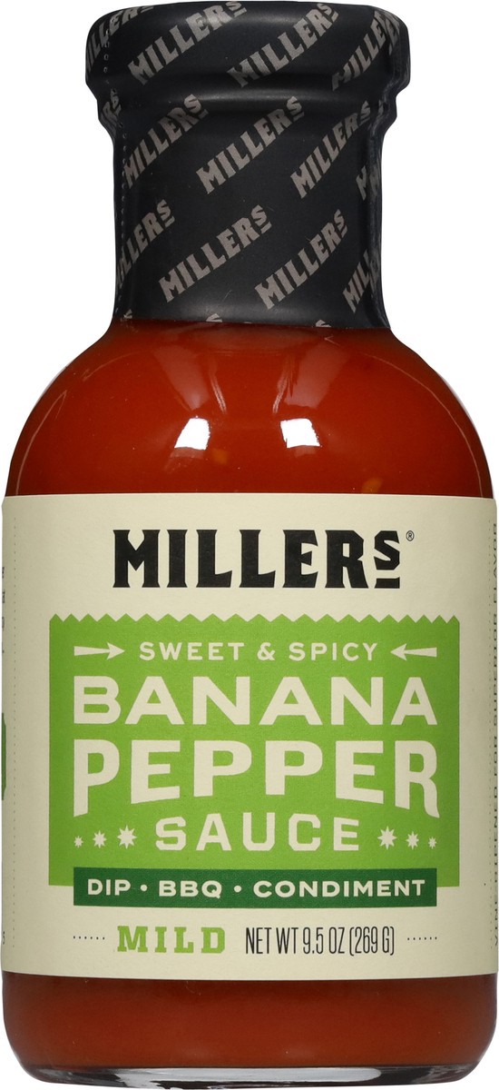 slide 2 of 14, Miller's Mild Banana Pepper Sweet & Spicy Sauce 9.5 oz, 9.5 oz