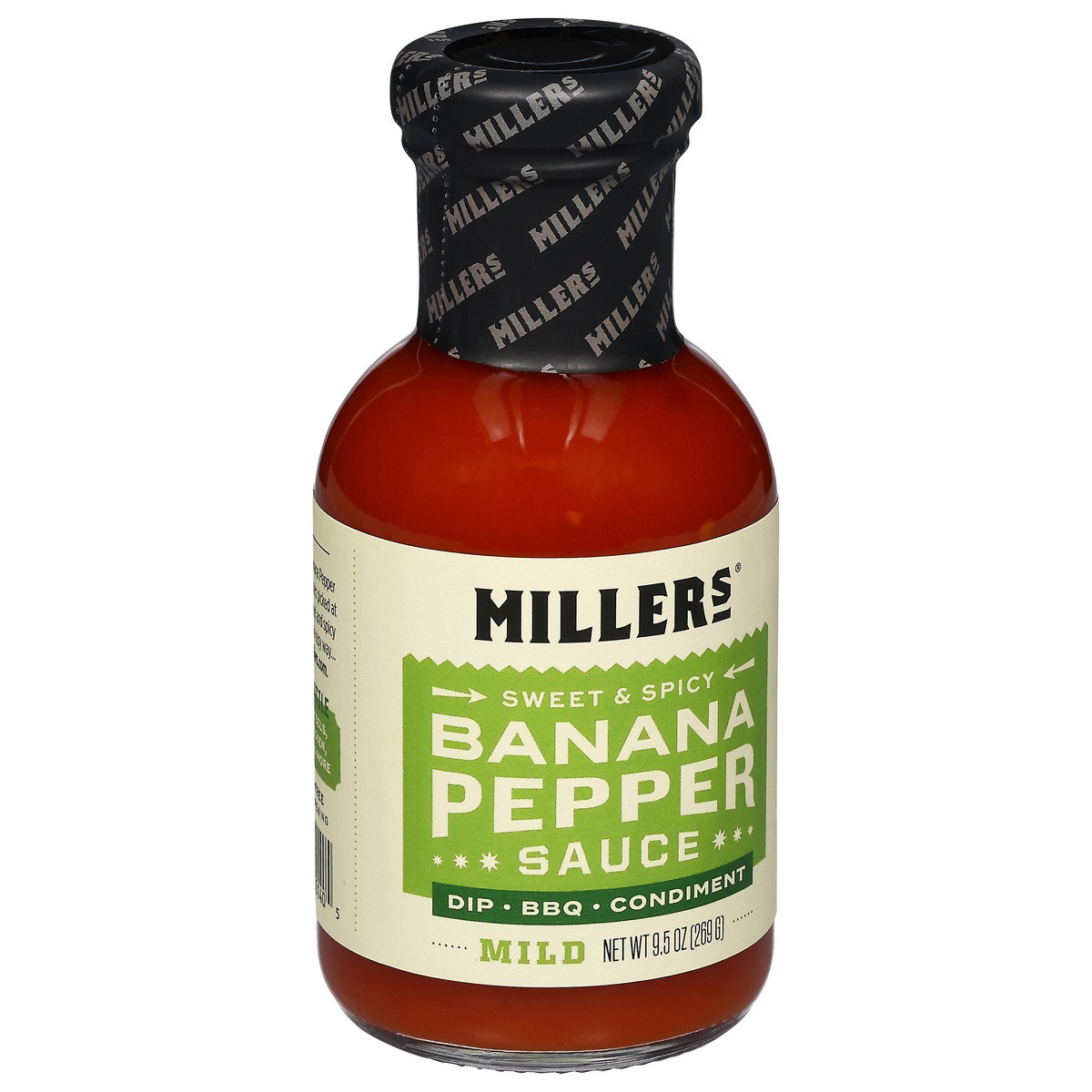 slide 7 of 14, Miller's Mild Banana Pepper Sweet & Spicy Sauce 9.5 oz, 9.5 oz