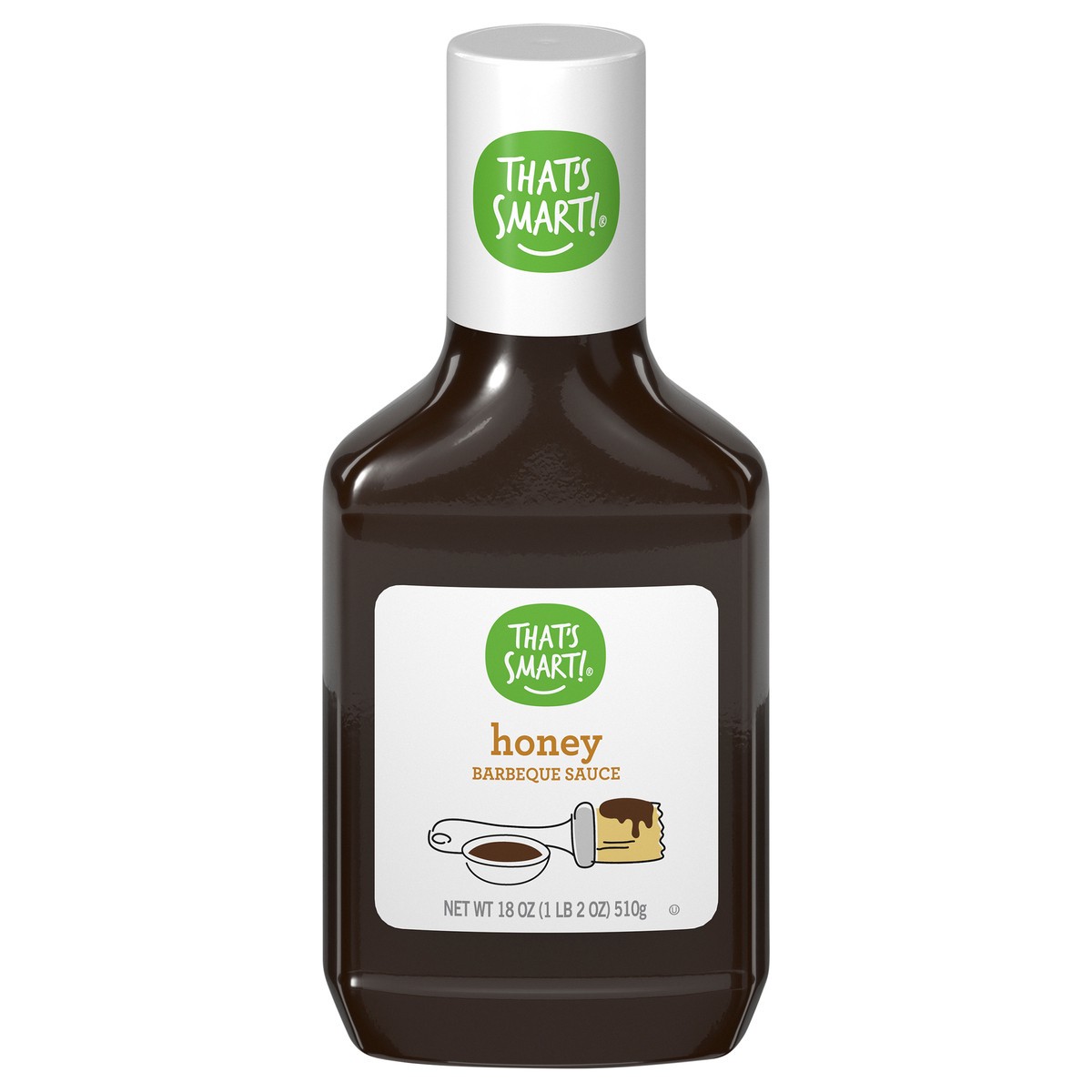 slide 3 of 4, Thats Smart - Honey Bbq Sauce (18 Oz), 18 oz