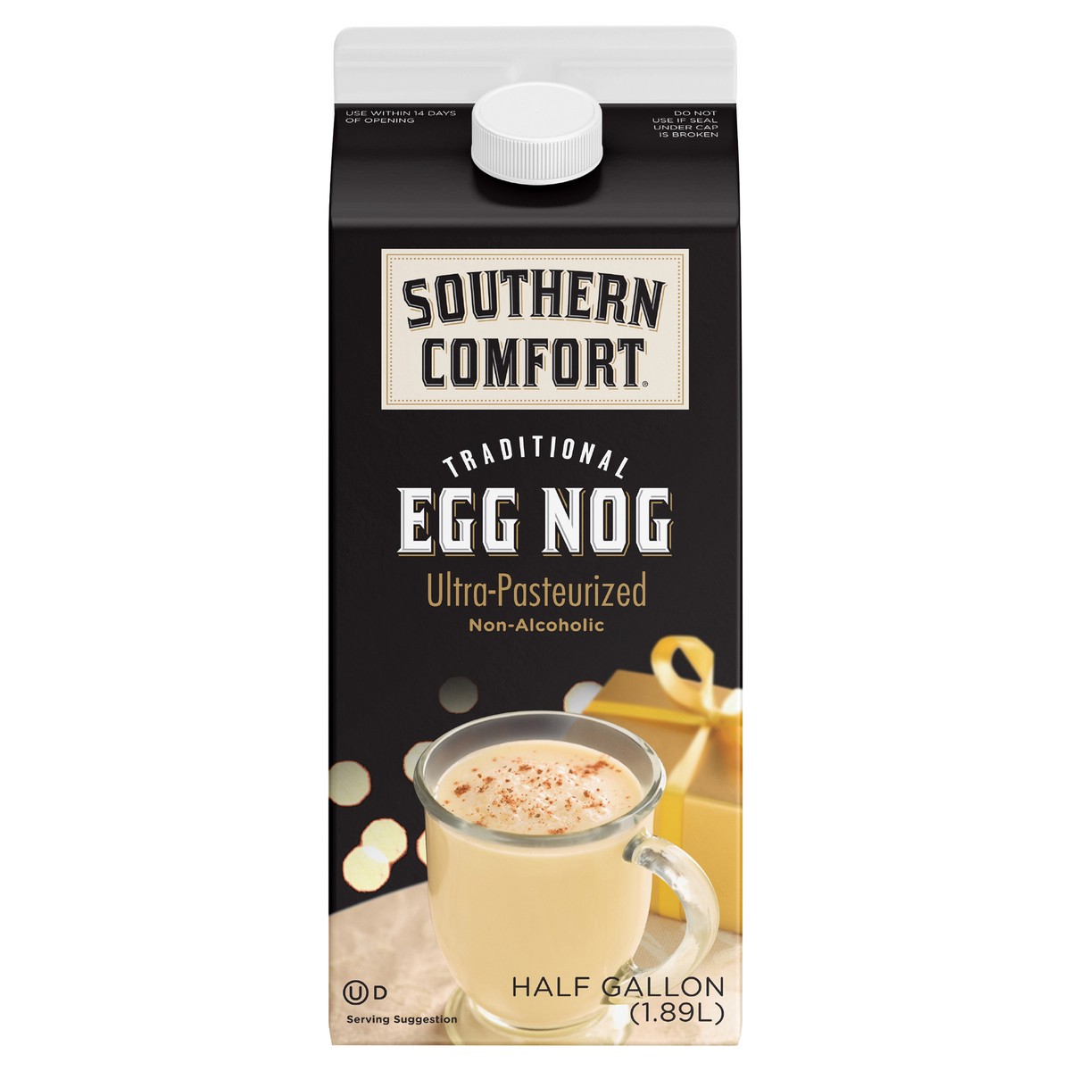 slide 1 of 9, Southern Comfort Traditional Egg Nog, 0.5 gal