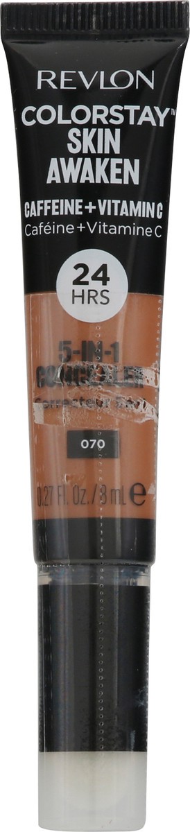 slide 5 of 11, Revlon ColorStay Skin Awaken 070 Nutmeg 5-in-1 Concealer 0.27 fl oz, 1 ct