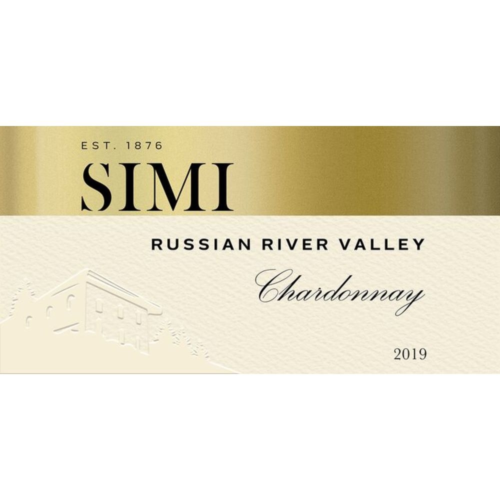 slide 3 of 5, SIMI Russian River Valley Chardonnay White Wine, 750 ml