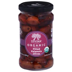 Divina Organic Pitted Kalamata Olives 10.2 oz