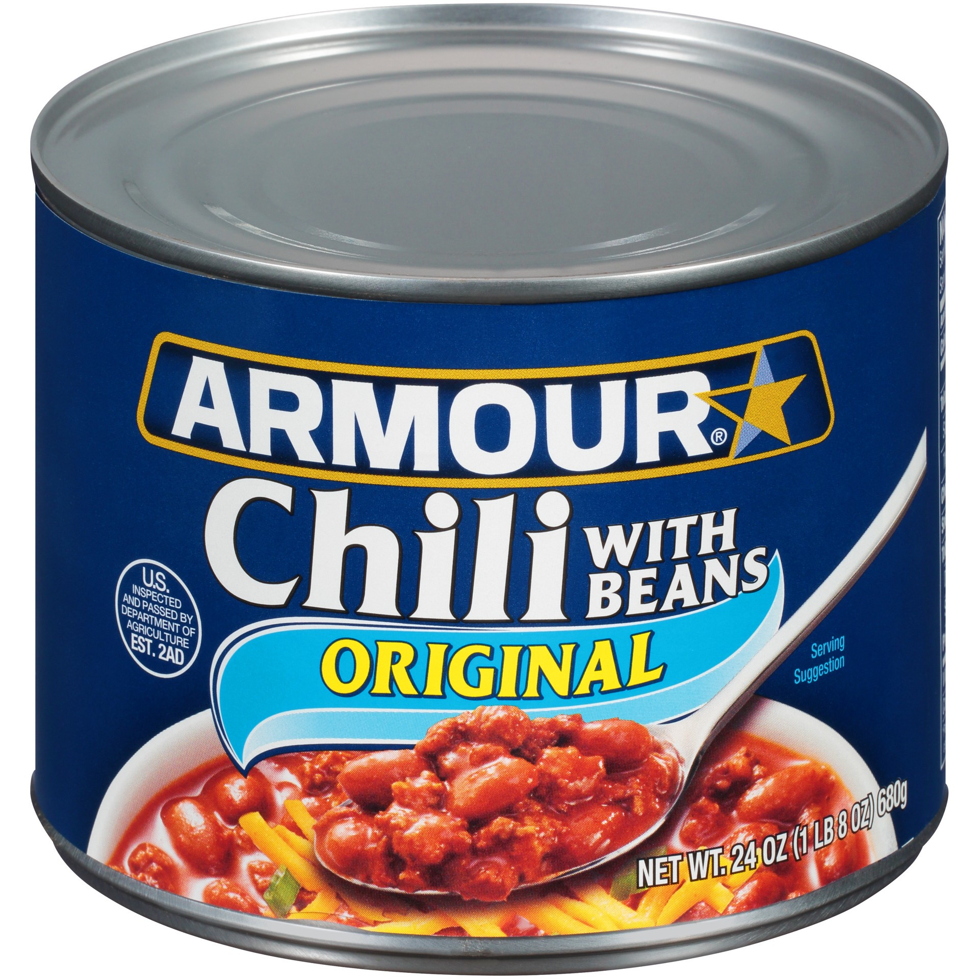 slide 1 of 1, Armour Chili 24 oz, 24 oz