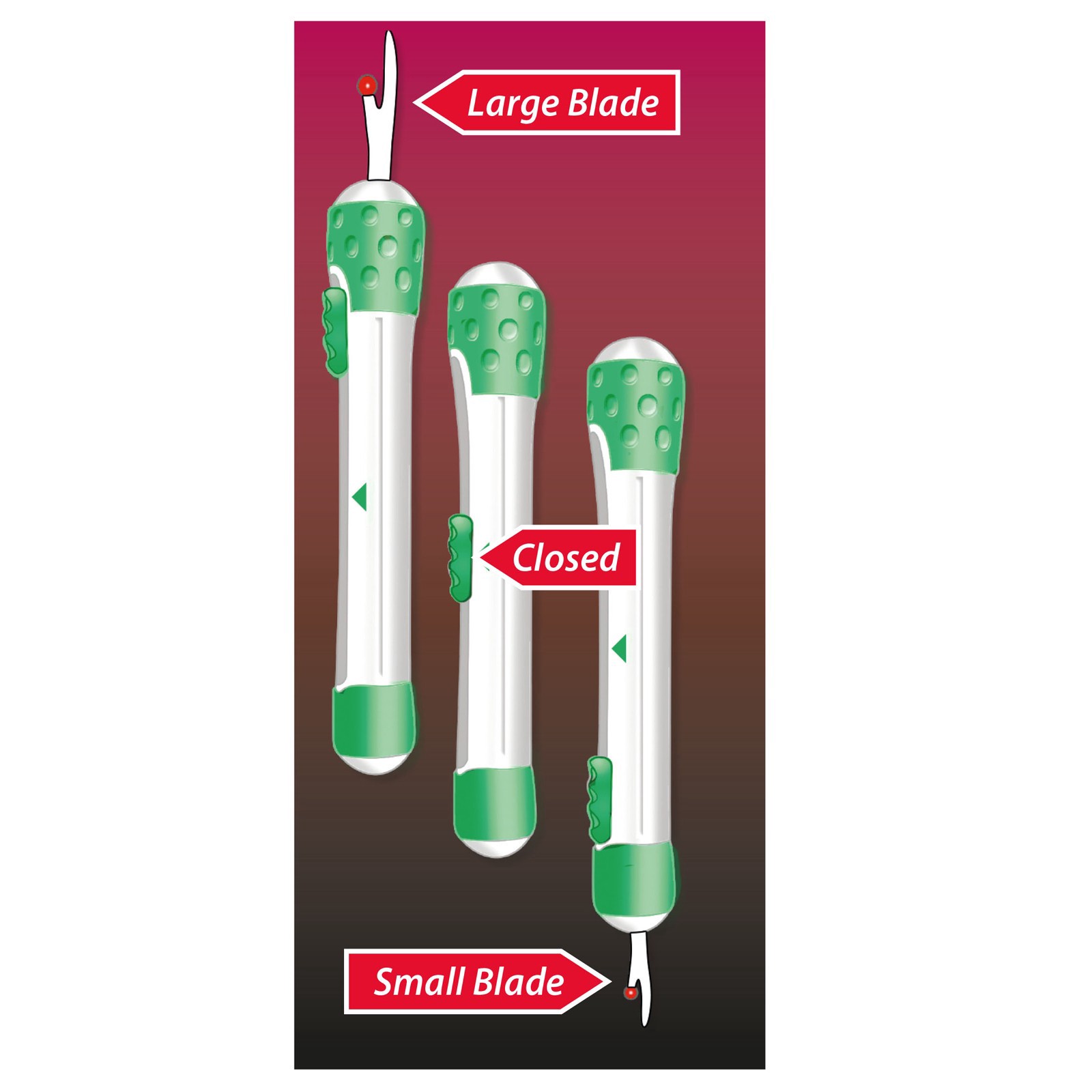 slide 4 of 6, Taylor Seville Originals Magic 2- In-1 Retractable Seam Ripper, 1 ct