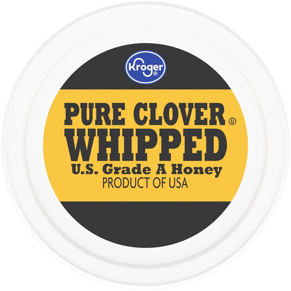 slide 5 of 5, Kroger Whipped Pure Clover Honey Tub, 12 oz