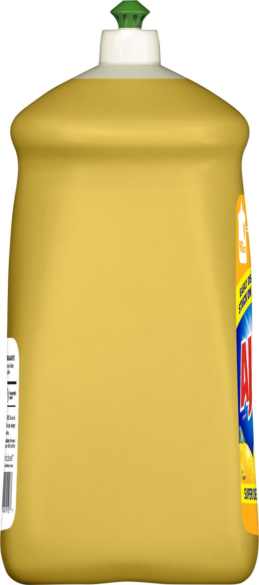 slide 5 of 8, Ajax Ultra Liquid Dish Soap Lemon Scent, Super Degreaser, 90 Oz. Bottle, 90 fl oz