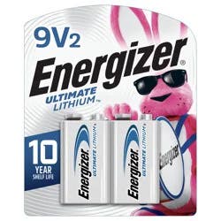 Energizer Ultimate Lithium 9V 2-PK