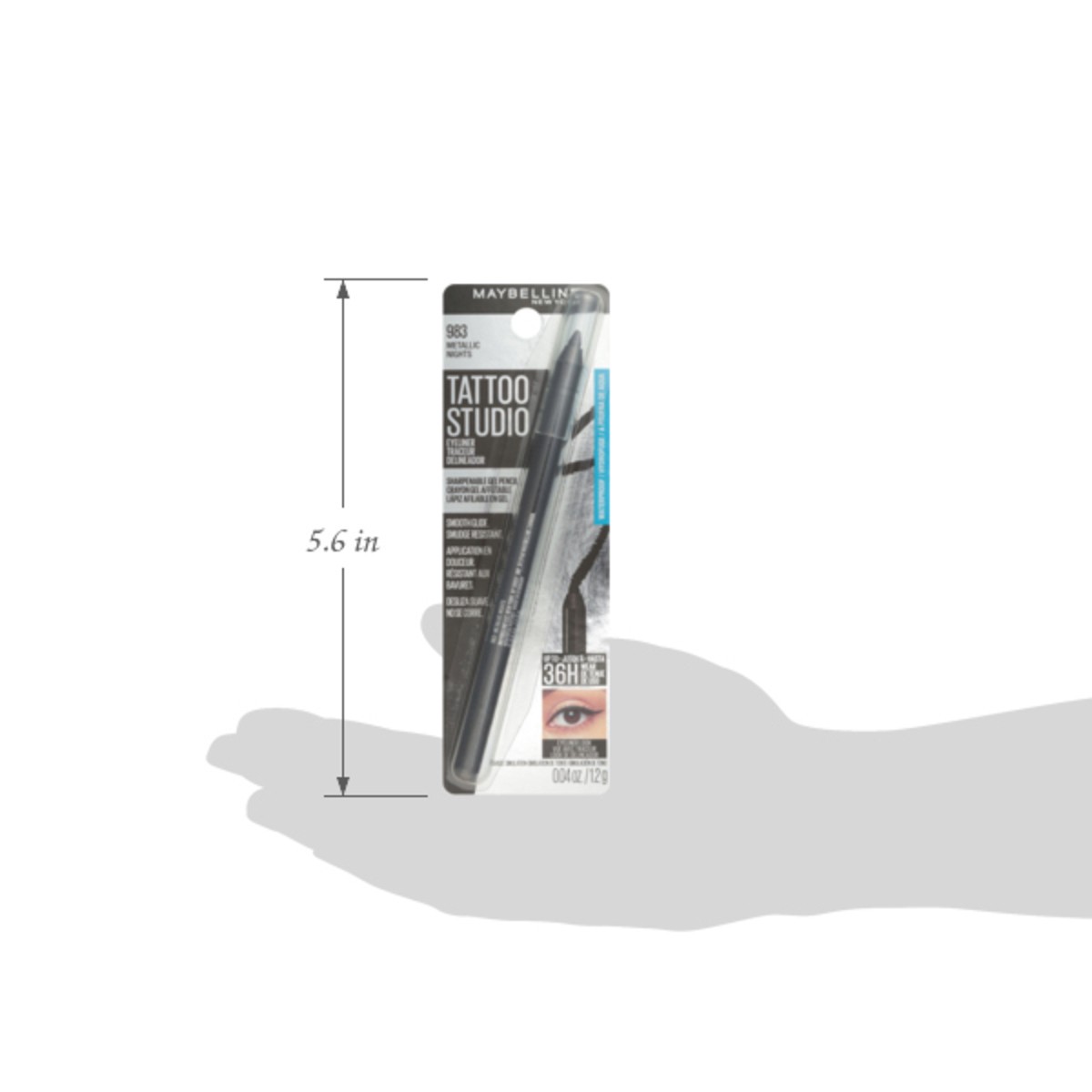 slide 4 of 14, Tattoo Studio 983 Metallic Nights Waterproof Eyeliner 0.04 oz, 0.04 oz