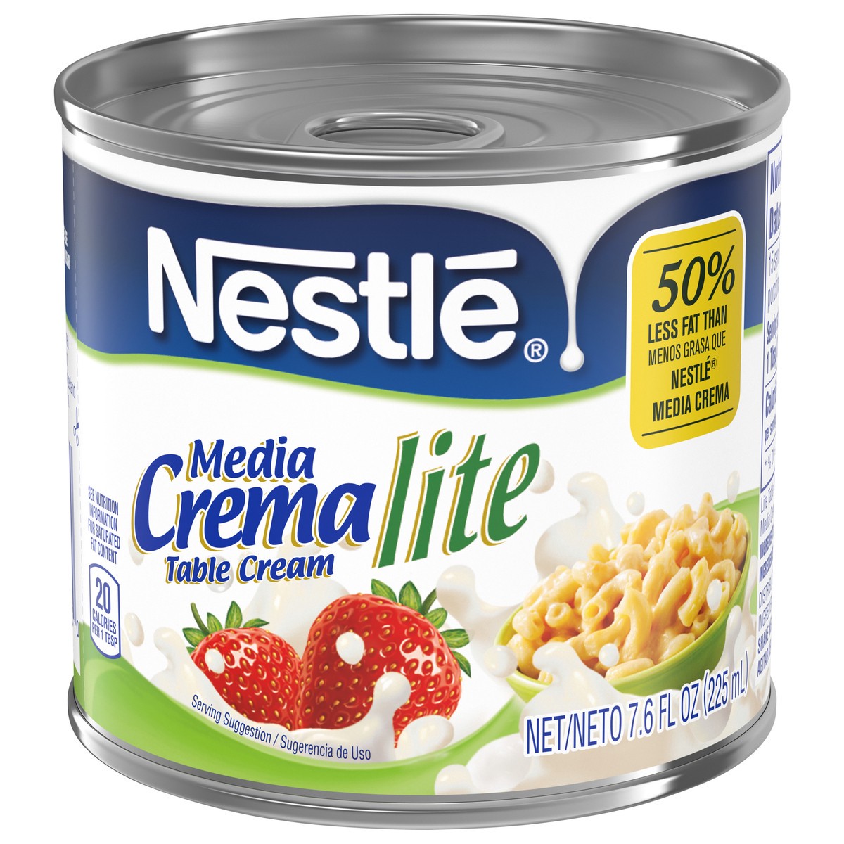 slide 7 of 9, Media Crema Nestle Media Crema Lite Cream, 7.6 oz